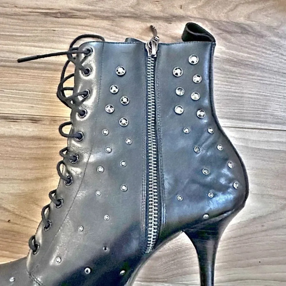 Dr. Martens Black Studded Ankle Boots - Picture 5 of 16